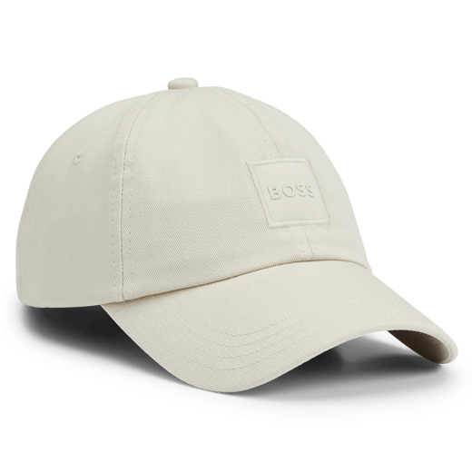 Derrel Cotton-Twill Cap in Light Beige