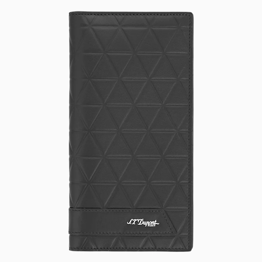 Firehead Black Soft Leather 7CC Long Wallet