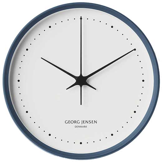 Koppel Blue & White 22cm Wall Clock