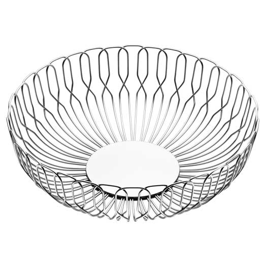 Stainless Steel Large Alfredo Bread Basket