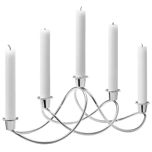 Mirror Polished Stainless Steel Harmony Candle Holder
