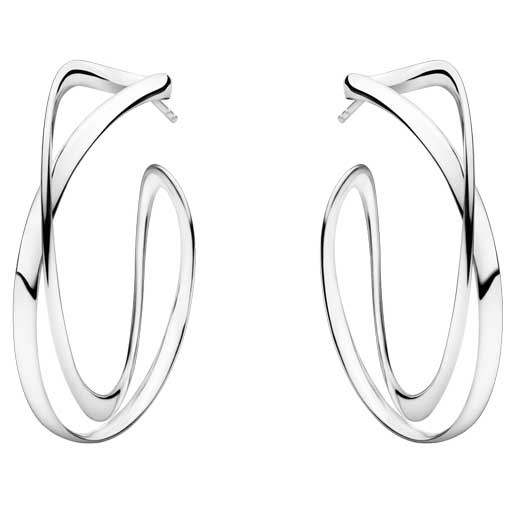 Sterling Silver Infinity Earhoops - Large 