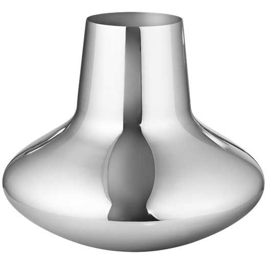 Mirror Polished Stainless Steel Koppel Large Vase