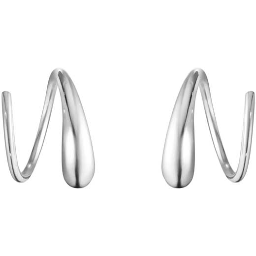 Sterling Silver Mercy Spiral Earrings