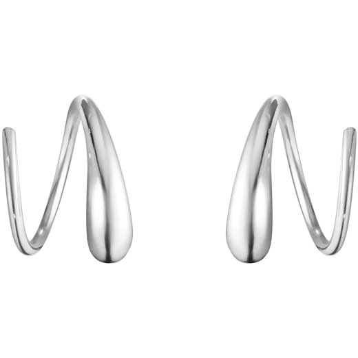 Sterling Silver Mercy Spiral Earrings