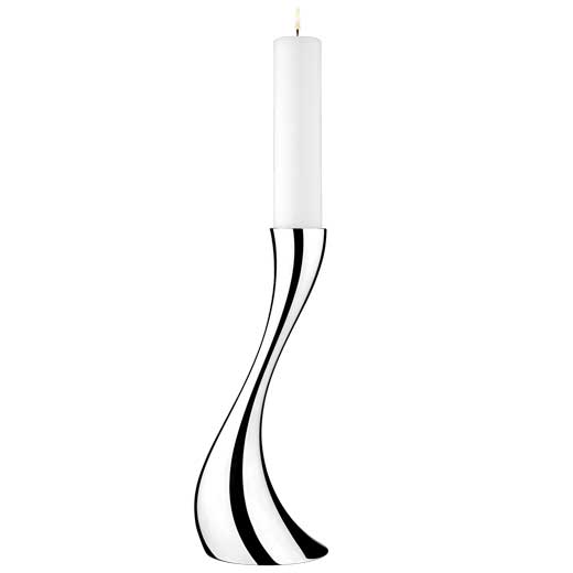 Stainless Steel Cobra Small Floor Candle Holder