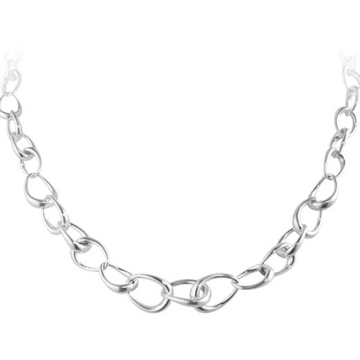 Sterling Silver Offspring Interlocked Necklace