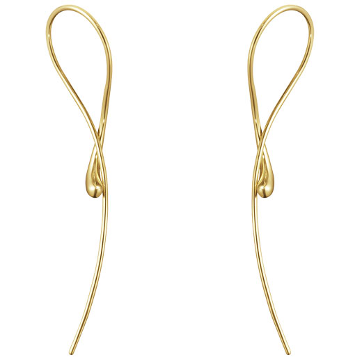 18 KT. Yellow Gold Mercy Organic Twist Earrings