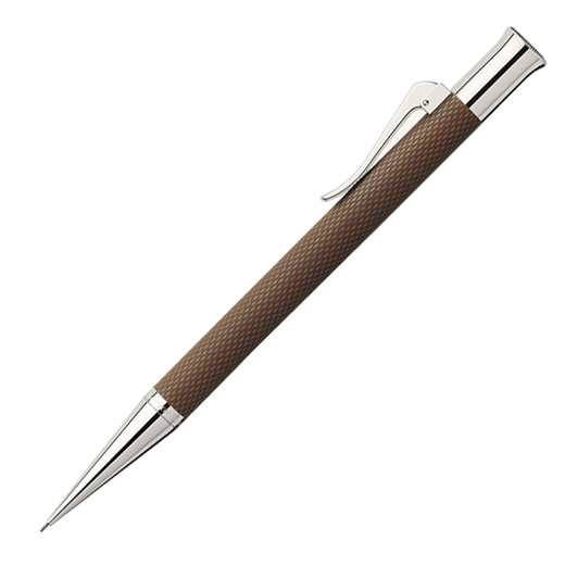 Cognac Guilloche Precious Resin Mechanical Pencil