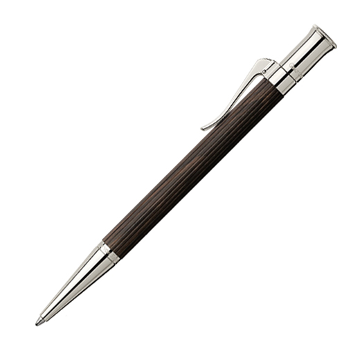 Classic Grenadilla Wood / Platinum Plated Ballpoint Pen