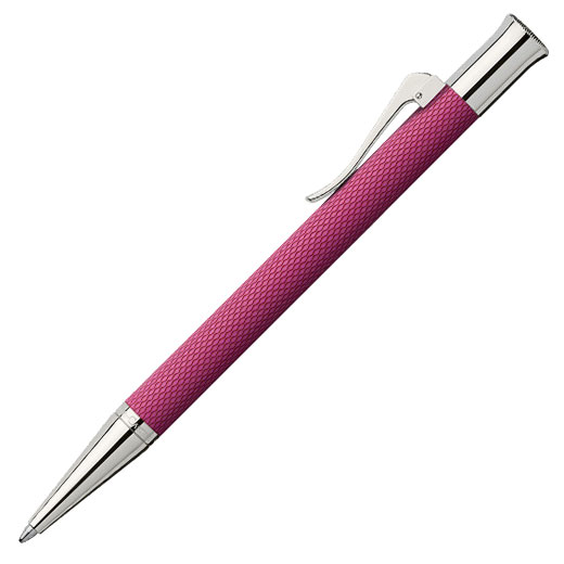 Electric Pink Guilloche Ballpoint pen