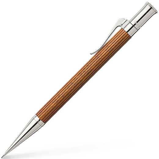 Classic Pernambuco Wood / Platinum Plated Mechanical Pencil