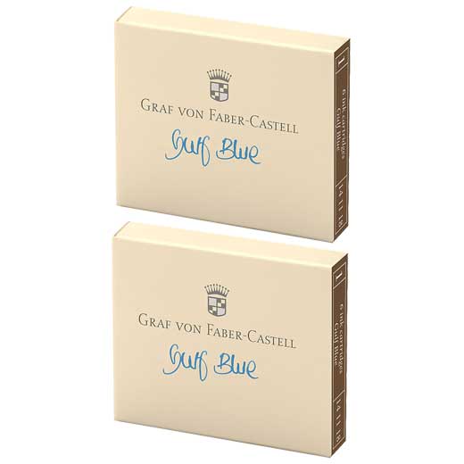 Gulf Blue Ink Cartridges 2 x Pack of 6