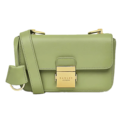 Hanley Close Medium Green Mini Flap Over Bag