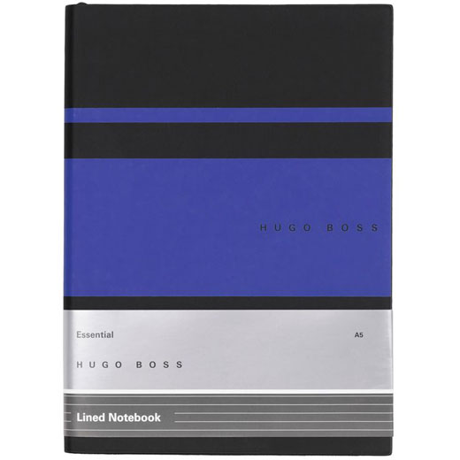 A5 Blue Essential Gear Matrix Lined Notebook