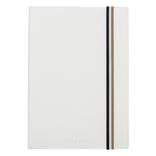 Iconic Lined A5 Notebook White