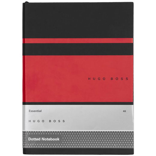 A5 Red Essential Gear Matrix Dotted Notebook