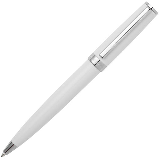 White Gear Icon Ballpoint Pen