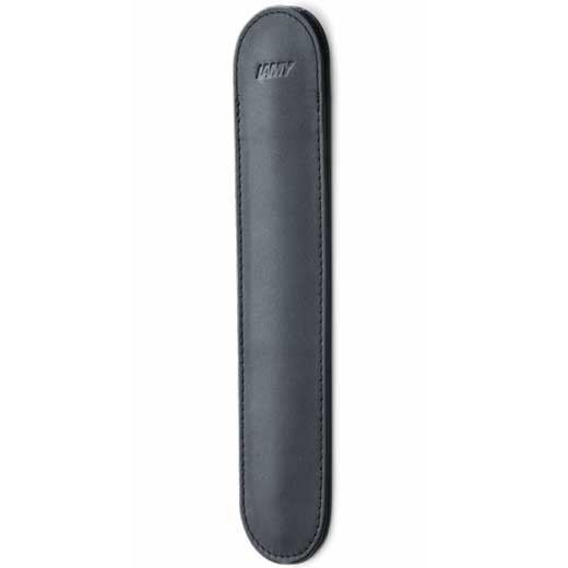 A 112 Black Leather Dialog Pen Pouch