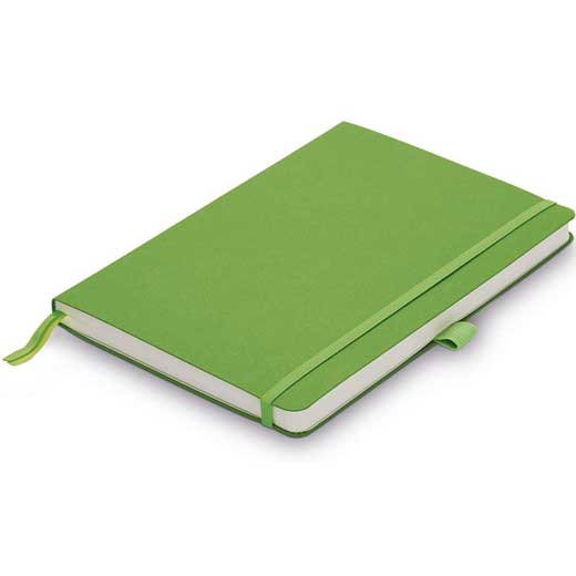 Green A5 Softcover Ruled Notebook
