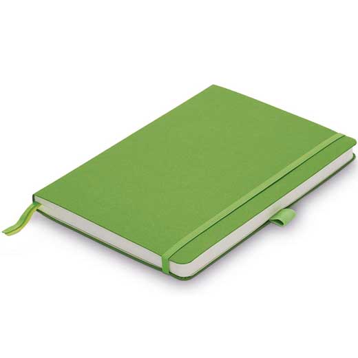 Green A6 Softcover Ruled Notebook