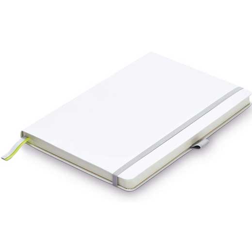 White A6 Softcover Ruled Notebook