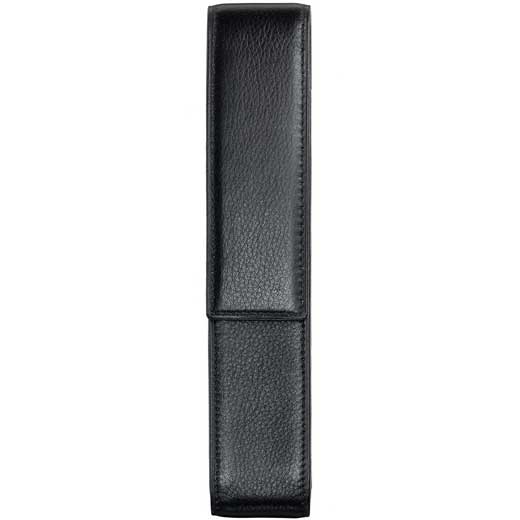 A 201 Black Soft Grain Leather 1 Pen Pouch