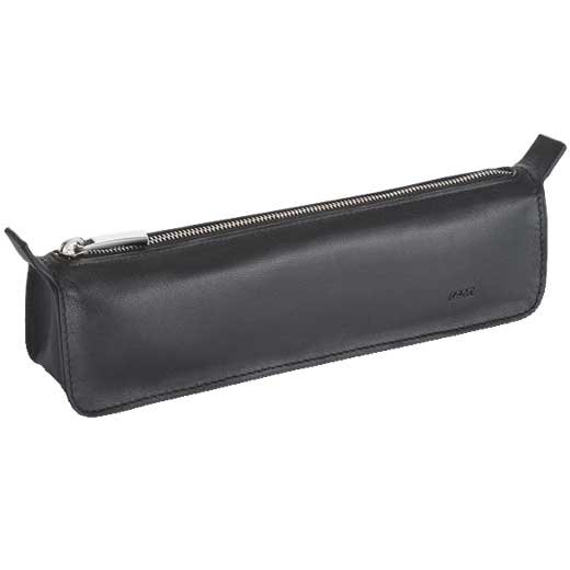 A 405 Black Leather Triangular Pen Case