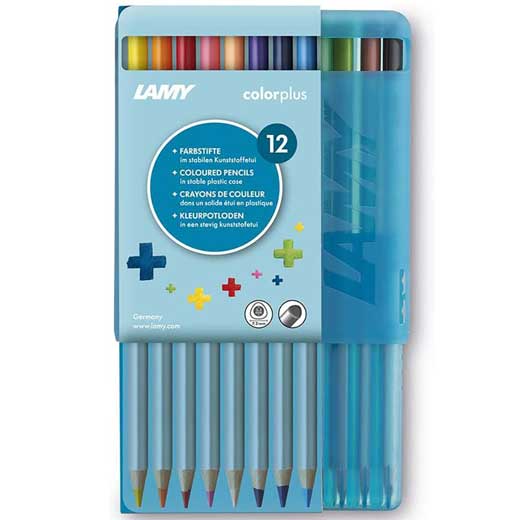 Colourplus Pencils Pack of 12 in Plastic Case