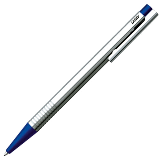 Logo Matte Blue Ballpoint Pen