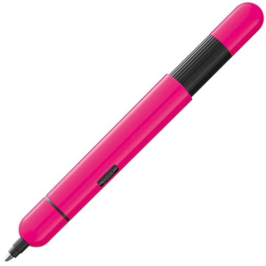 High-Gloss Neon Pink Pico Ballpoint Pen
