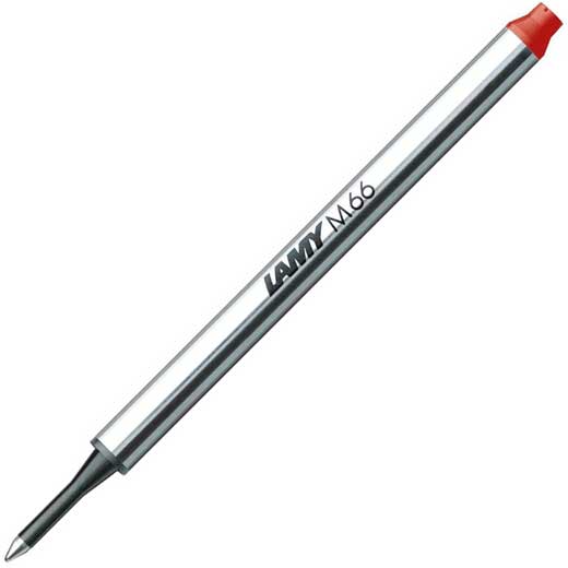 Red M66 M Capless Rollerball Pen Refill