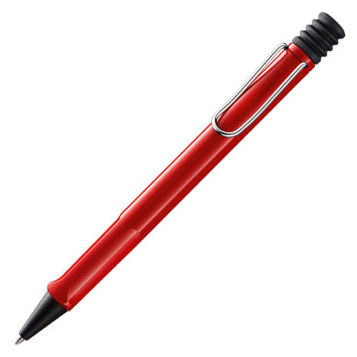 Safari Red Ballpoint Pen