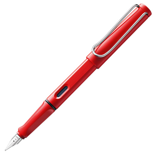 Safari Red Fountain Pen