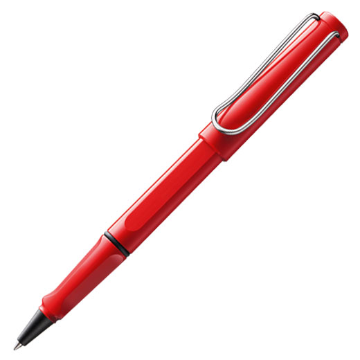 Safari Red Rollerball Pen