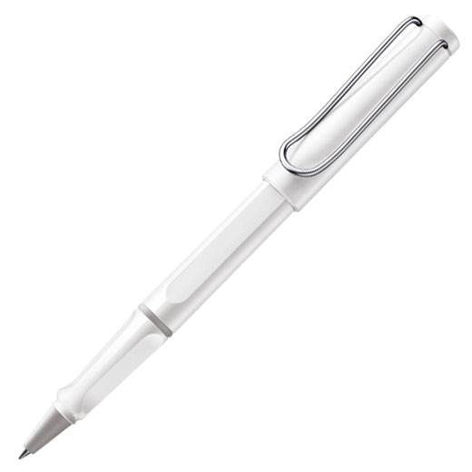 Safari White Rollerball Pen