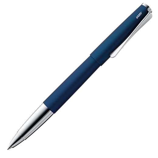 Studio Imperial Blue Steel Rollerball Pen