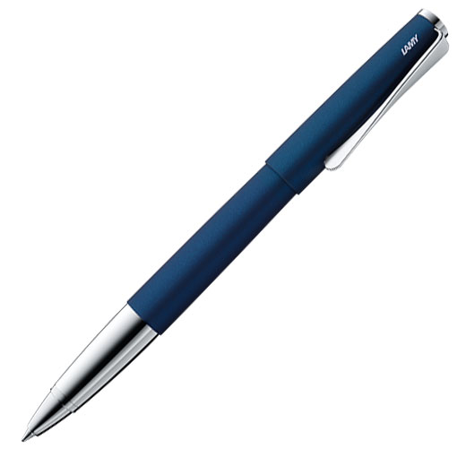 Studio Imperial Blue Steel Rollerball Pen