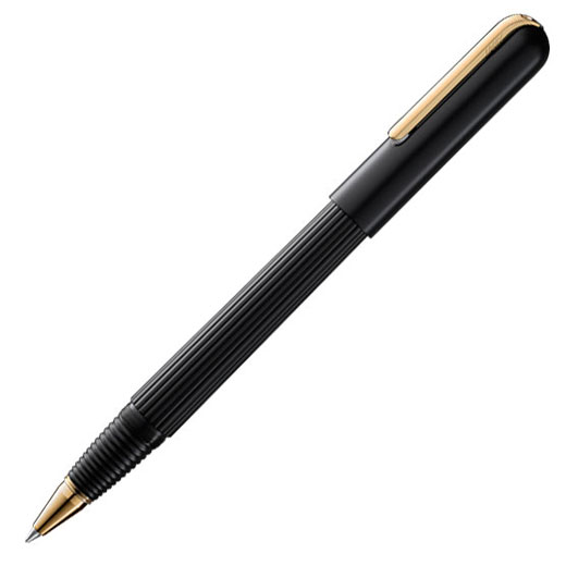 Black and Gold Imporium Rollerball Pen
