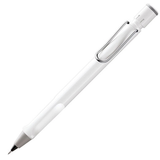 Shiny White Safari Mechanical Pencil