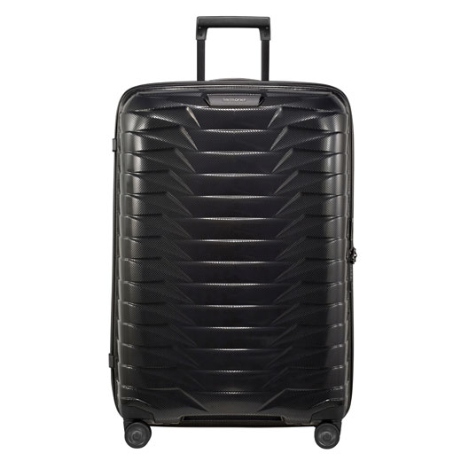 Proxis Black Spinner Suitcase, 75 cm