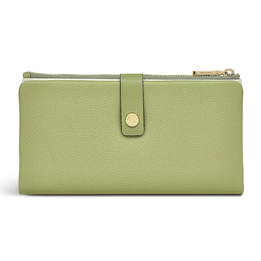 Larkswood 2.0 Large Matinee Green Leather Purse