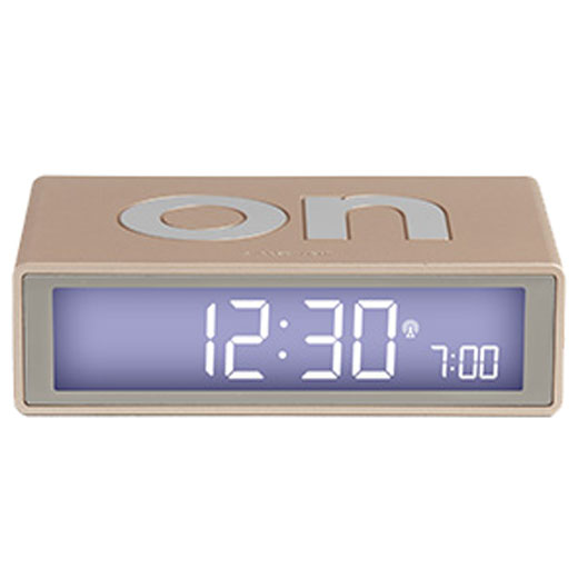 Flip+ Soft Gold Alarm Clock