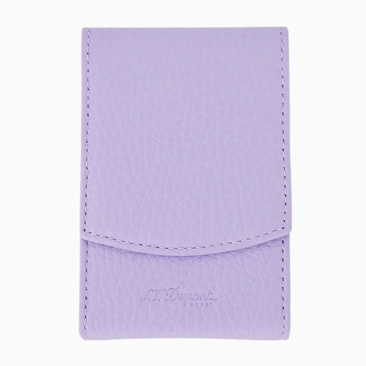 Lilac Soft-Grain Leather Cigarette Case