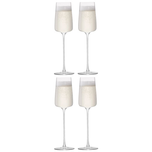 Standard Metropolitan 4 x Champagne Flutes