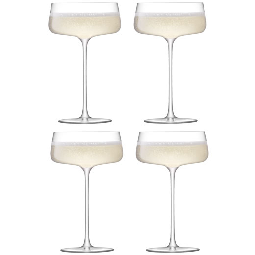 Standard Metropolitan 4 x Champagne Saucers