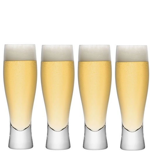 Signature Bar 4 x Lager Glasses