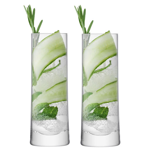 Signature Gin 2 x Highball Glasses