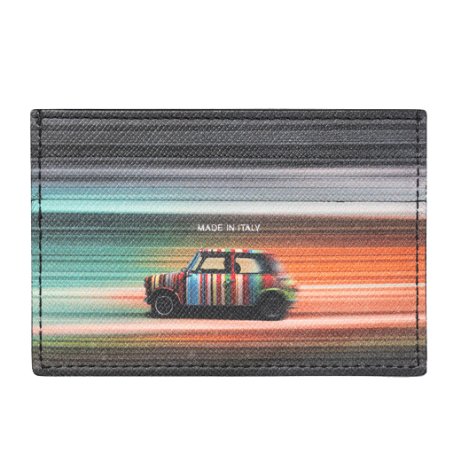 'Mini Blur' Leather Card Holder 3CC