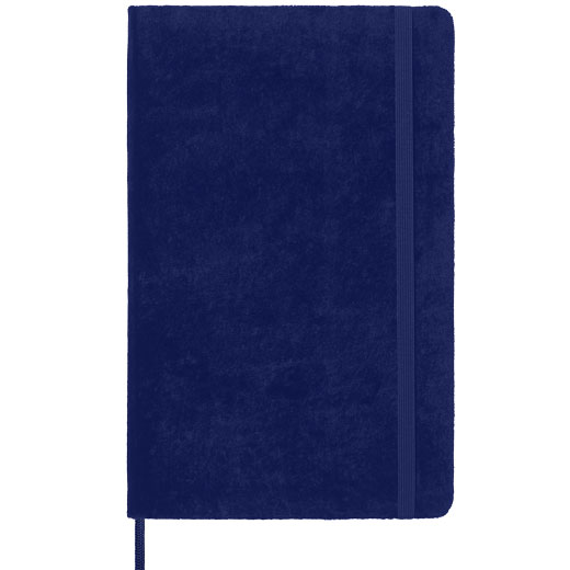 Medium Velvet Collection Purple Lined Notebook with with Gift Box